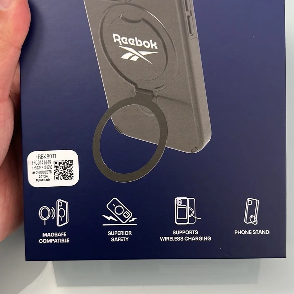 NWT Reebok iPhone Case with Stand